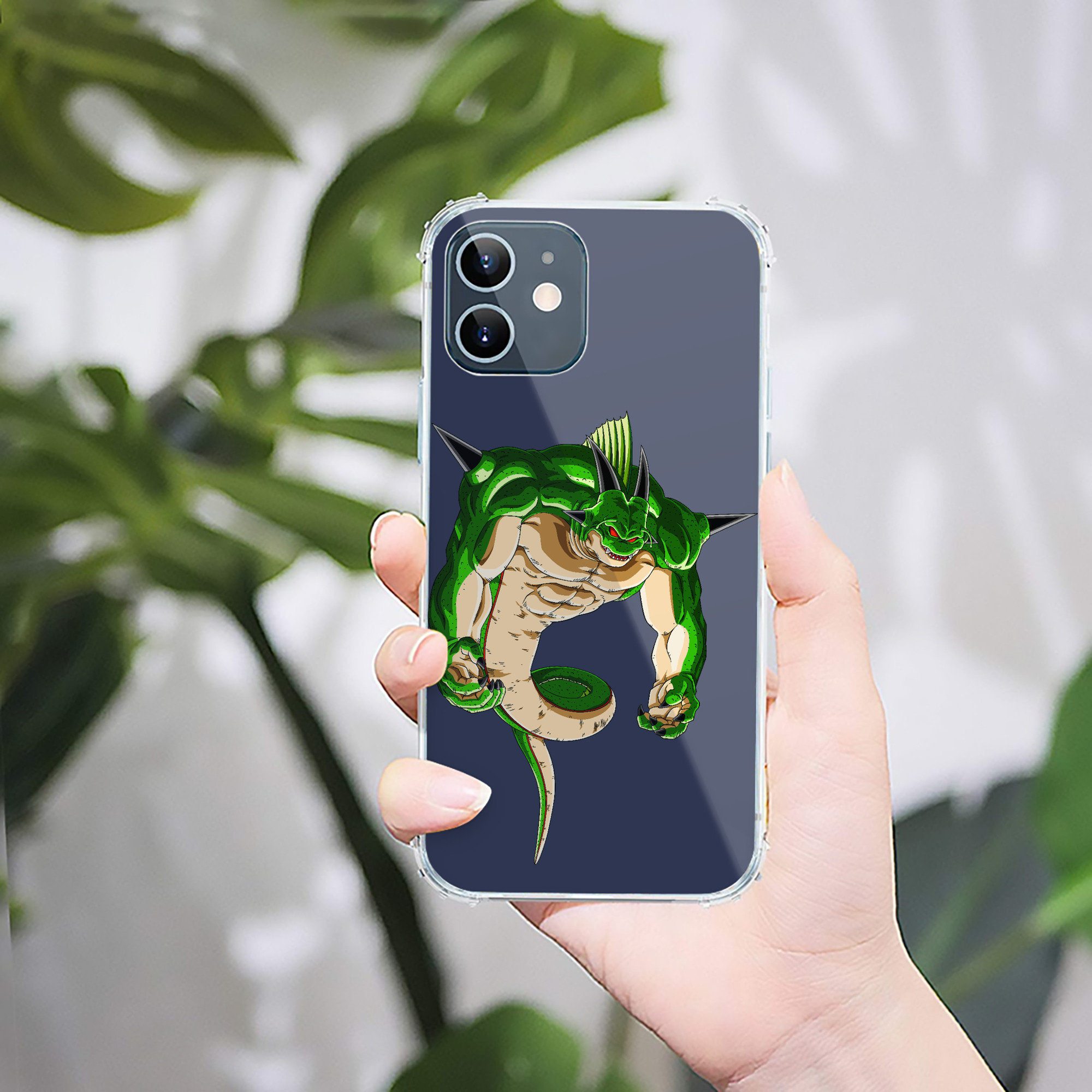 （画像用） ドラゴンボール 神龍 シェンロン DRAGON BALL Shenron 【iPhone 12シリーズ対応】透明スマホケース（クリアソフトケース）